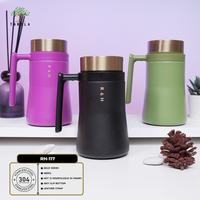 Gambar Tarsla Vacuum Flask Mug RH-117 Gelas Termos Kopi Stainless Steel Tahan Panas Dingin 480 ML - Gold Series - Black dari TARSLA OFFICIAL Kota Bogor 4 Tokopedia