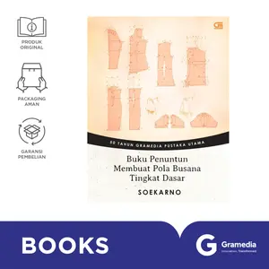 Buku Penuntun Membuat Pola Busana Tingkat Dasar (Edisi Cover Spesial HUT GPU 50 Tahun)