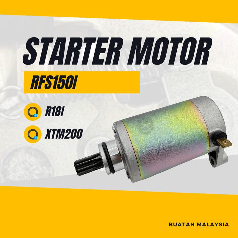 BENELLI RFS150 FI STARTER MOTOR ASSY BIASA- RFS 150I XTM 200 - TikTok ...
