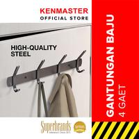 Gambar Kenmaster Hanger Hook 4 Gaet KM-HS4 / JY 174 - Gantungan Baju Stainless - HNGR051 dari Kenmaster Official Store Kota Administrasi Jakarta Utara 1 Tokopedia