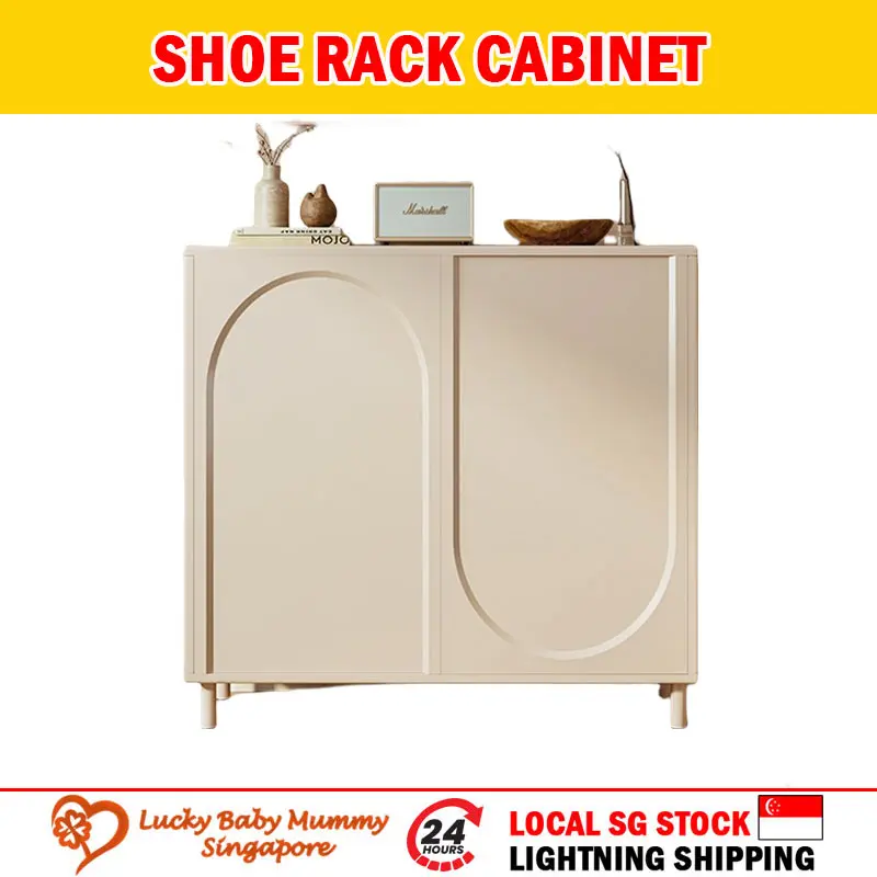 Minimalist Romantic Shoe Cabinet Simple Dustproof Rack Storage Korean Style Aesthetic Household