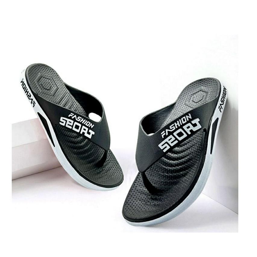 Sandal Anak Laki 5-6–12 tahun Sendal Jepit Karet Fashion Sport Kaki Korean Style Kekinian Rubber Tanpa Hak Slippers sandal  jepit sandal jepit  anak laki laki sandal  karet 5–10