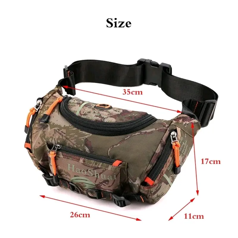 TAS SELEMPANG PRIA Terbaru Top 2024 WAISTBAG PRIA WATCHKITE WKOS MASA KINI-BISA COD Pinggang Cowok 7
