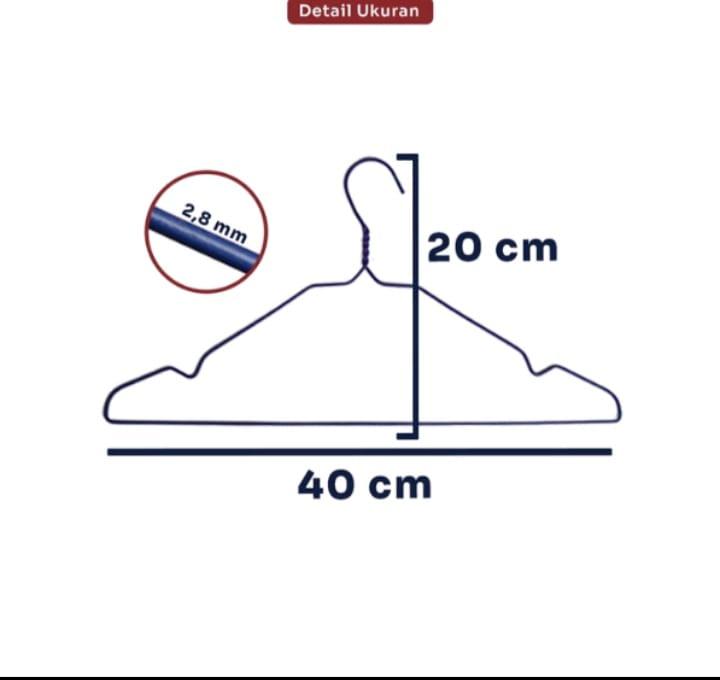 Product Introduction of hanger murah 50 pcs gantungan baju besi/hanger baju gantung/gantungan baju/gantungan baju aesthetic/hanger/gantungan Pakaian henger 4