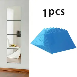 Stiker Cermin Dinding / Wallpaper Mirror Decoration - Wall stiker MODEL KOTAK