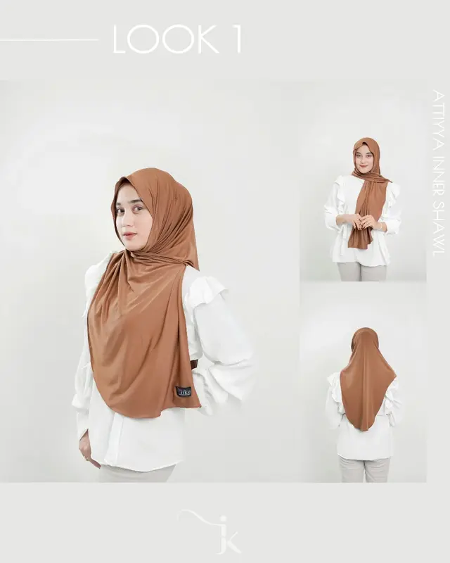 (ATTIYA) Hijab Pasmina Inner | Hijab Pasmina Jersey | Hijab Segitiga Instan | Pasmina | Bergo | Hamidah | Paris | Voal | Bellasquare Kerudung Pashmina Muslim Wanita Diamond Panjang Dewasa Hitam ceruty plisket yalil kerudung  coksu xaviera french khimar 1