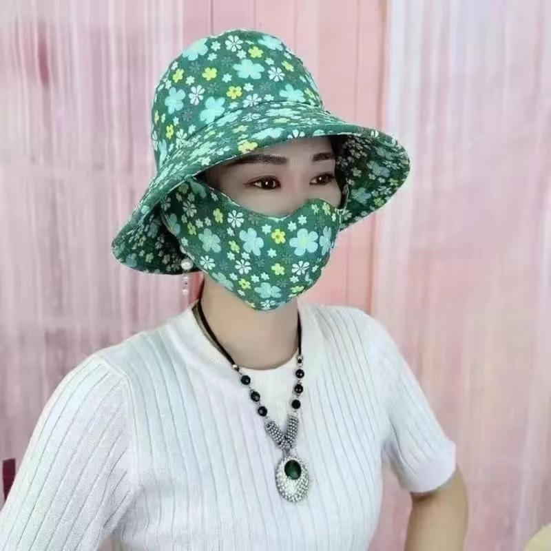 Product Introduction of Mũ Mặt Nạ Chống Nắng, Mùa Hè, Dành Cho Nữ, Che Mặt, Tia Cực Tím, Mũ Hái Trà 1