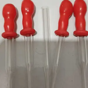 Pipet Tetes Kaca 10cm / Pipet Tetes Pendek - Kaca Tipis (Ecer)