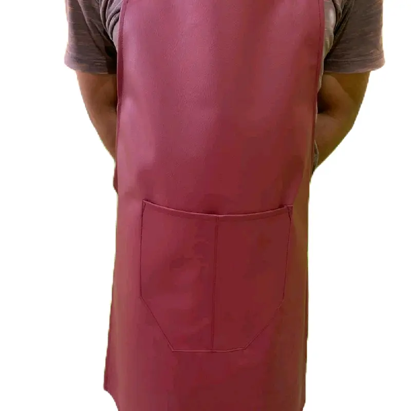 celemek standar-bahan oskar waterproof anti air-celemek masak polos-apron murah-kulit sintetis 8