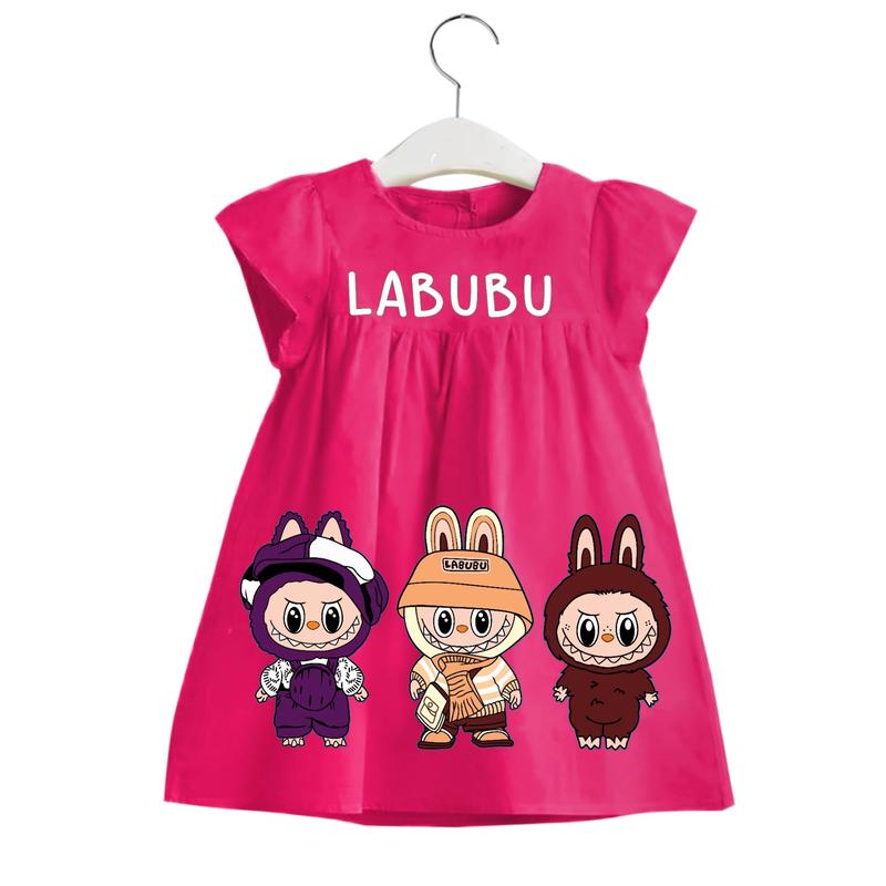 Product Introduction of Pakaian Dress Anak Perempuan Gambar Sablon 1-3 Tahun - Fashion Katun Cewek Combed 11
