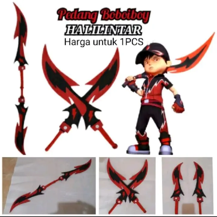 Pedang Boboiboy halilintar keren abis