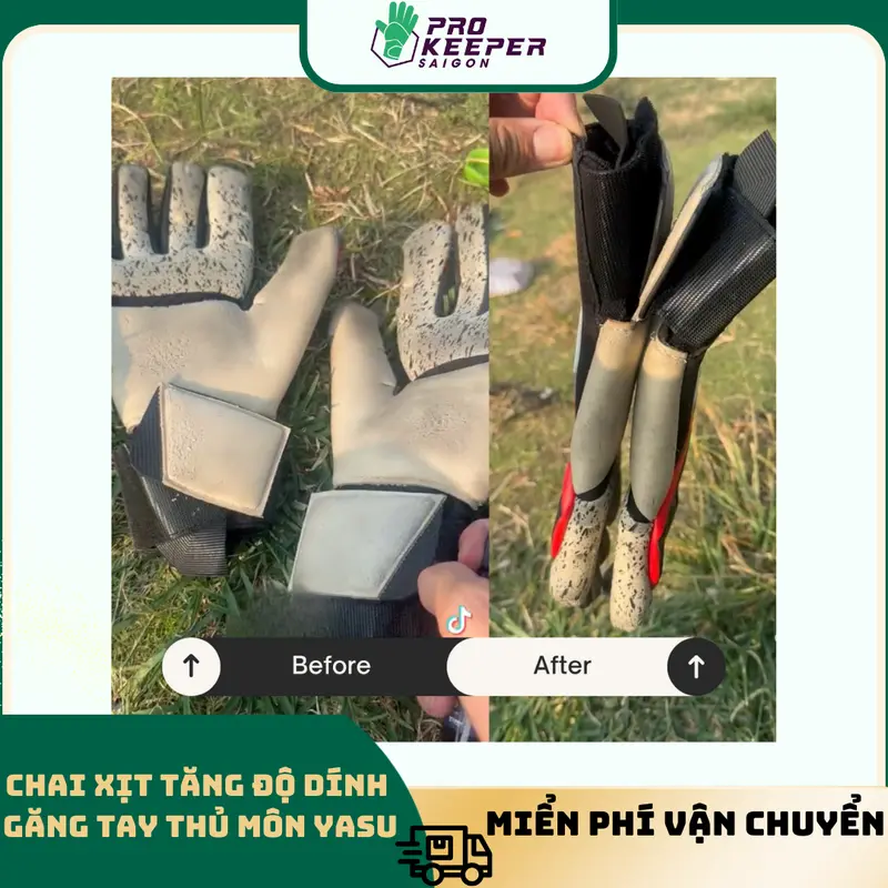 Chai Xịt Tăng Độ Dính Găng Tay Thủ Môn YASU, Tăng Độ Bám Dính Găng tay, Giúp Bắt Bóng Cực Tốt 30ml 1
