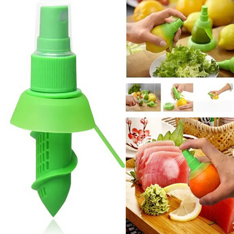 1PC Manual Orange Juice Squeeze Juicer Lemon Spray Mist Orange Fruit Squeezer Sprayer for Salad Fresh Flavor Kitchen Cooking Tools OK 1382