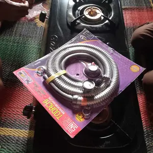 Kompor Gas 2 tungku SHISHU Teflon SNI Peralatan Masak Api Biru