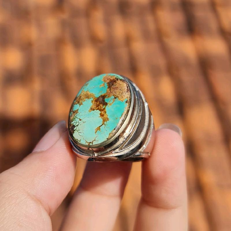 Cincin PIRUS PERSIA JAMINAN BARANG ASLI 100% pirus 4
