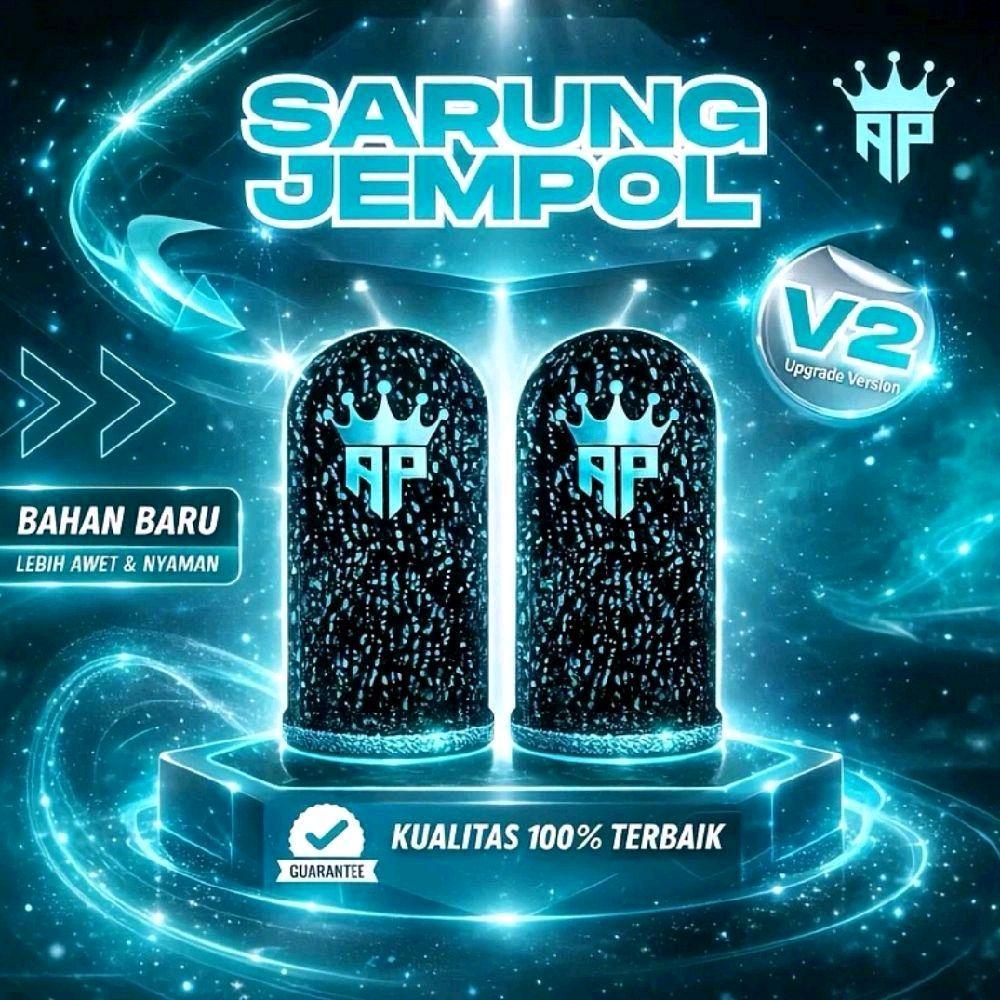 Murah meriah Sarung jempol Ap king V2 Logo Reflective Responsif+Sensi Game FF - Untuk Game Mobile Free Fire Gaming By Andra St
