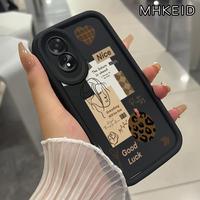 Gambar MHKEID Casing Hp untuk OPPO A18 A38 Case Pola Motif Macan Tutul Kasing Anti Sidik Jari Kesing Cesing Silikon Softcase Casing - Gaya1, OPPO A18 dari MHKEID MALL Kab. Tangerang 1 Tokopedia