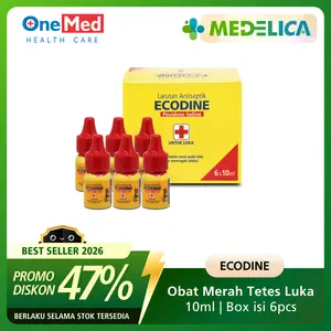 ECODINE ONEMED | Obat Merah Tetes Luka | Antiseptik P3K