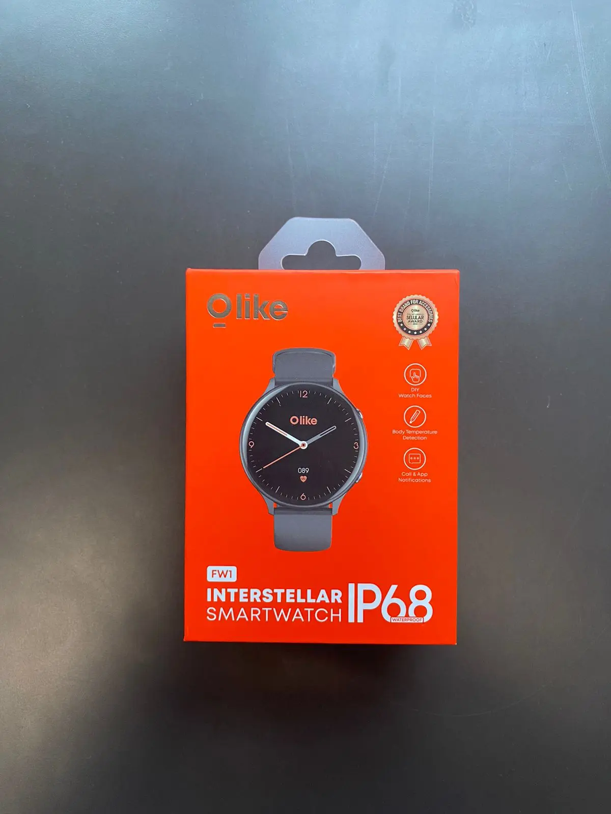 Olike FW1 Interstellar Smartwatch IP68 - Black
