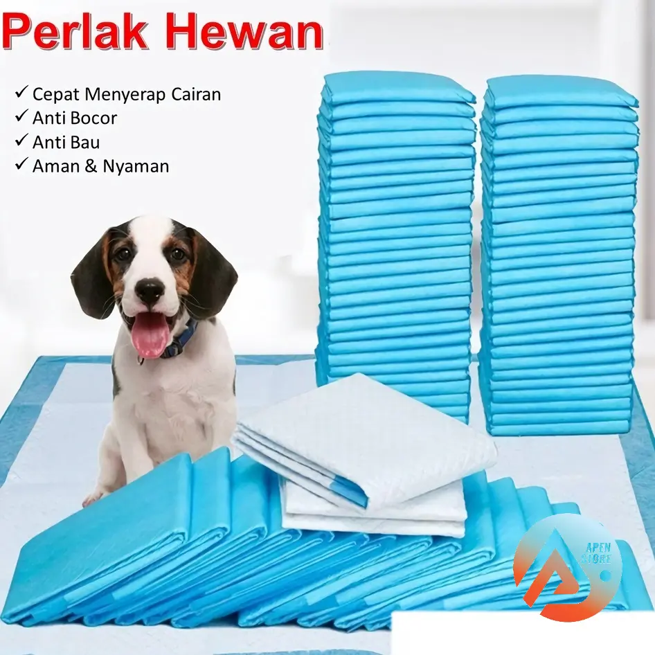 APEN Perlak Poop Hewan Peliharaan Alas Pipis Kucing Anjing Popok Sekali Pakai Pup Underpad Tatakan Kucing Melahirkan Bayi Kitten Puppy Baby Training Pet Toilet Portable Barang Unik Murah Lucu Import