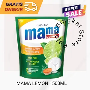Mama Lemon Jumbo 1500ml Sabun Cuci Piring