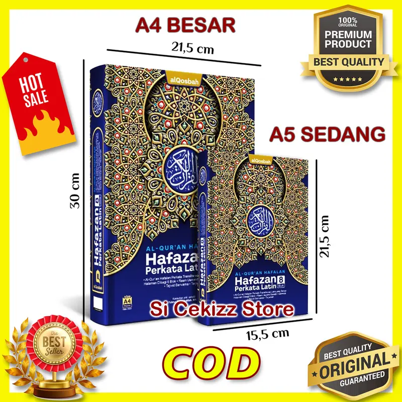 Al Quran - Hafazan Tahfiz Tanafus Latin Perkata – A5 Sedang - ORIGINAL alQosbah 0