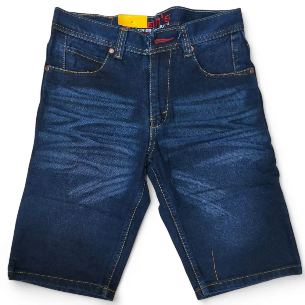 Celana Jeans Pendek Pria Bhan's Denim Cowok - Model Standard, Bahan Denim Origin Non-Stretch - Surfing, Dewasa, Panjang, Distro