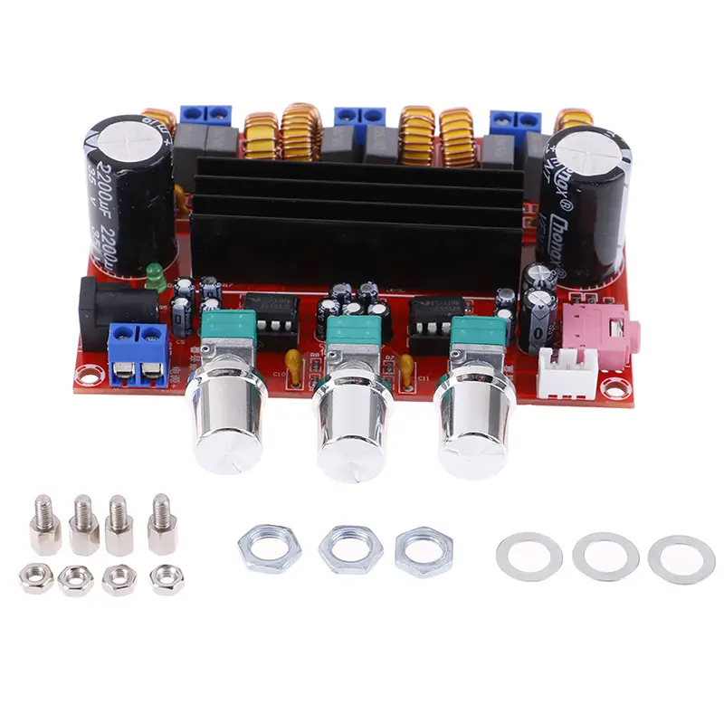 Kit Power Amplifier Class D TPA3116D2 2x50W+100W 2x120W Stereo Subwoofer XH-M139 XH-M543 Amplifier Board 3
