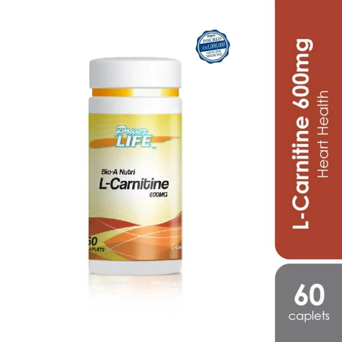 Alpro Pharmacy Powerlife Bio-a Nutri L-carnitine 600mg 60s