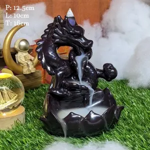 Asap Terjun Naga Air Panlong Bahan Keramik Gratis 20 Dupa Aromaterapi Campur Pengharum
