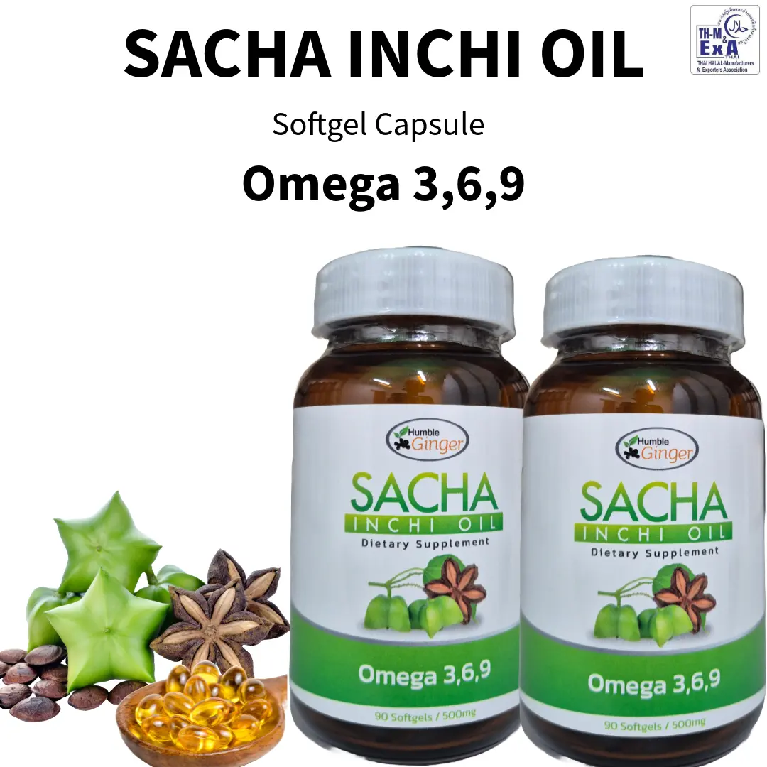 Humble Ginger: Sasha/Sacha Inchi Oil/Omega 3,6,9/Heart Health/Brain and Bone/Hair and Skin/Halal Dietary Supplement Oil Healthcare Seed Edible Fitness brain health soy free wellness supplements Vitamin omega  3 Herbal Gout