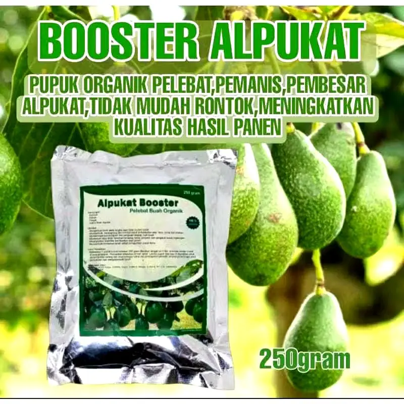 BOOSTER ALPUKAT organik pelebat buah 250gr