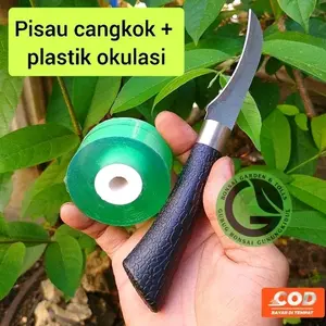 paket hemat alat berkebun pisau okulasi cangkok dan plastik grafting