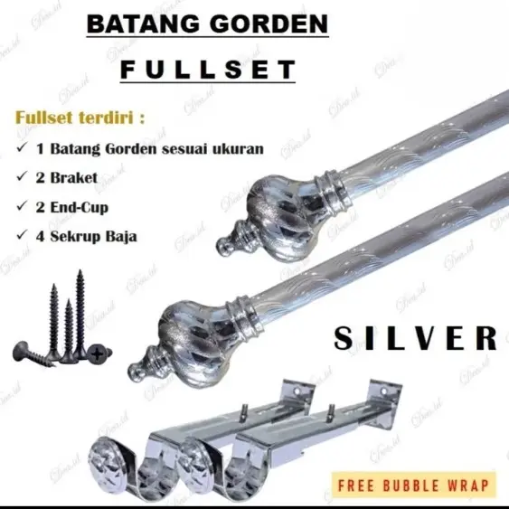 BATANG ROLLET TIANG GAGANG GORDEN HORDENG MINIMALIS JENDELA PINTU AESTHETIC