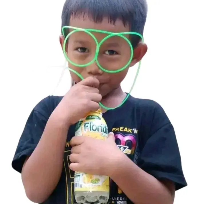 cod bisa bayar di tempat viral sedotan minuman kaca mata kecil 1pcs lobang uk.2mm langsung dari pengrajin 1