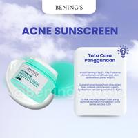 Gambar Bening's Paket 3in1 Acne Care Facial Wash Night Cream Sunscreen Jerawat Perawatan Wajah Siang Malam Kulit Berjerawat Bruntusan Benings Clinic dari Bening's Skincare Authorize Kab. Bandung 4 Tokopedia