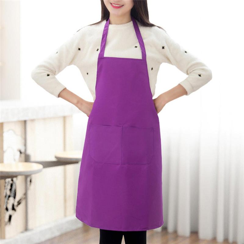 Product Introduction of Tạp Dề Nhà Bếp, Chống Thấm Nước Và Chống Dầu, Màu Trơn Không Tay, Thoáng Khí Và Bền, Thích Hợp Để Nấu Ăn, Tạp Dề Gia Đình 17