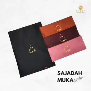 SAEDA - Sajadah Muka Mini Travel Treveling Polos Ukuran 30x40cm Alas Antislip