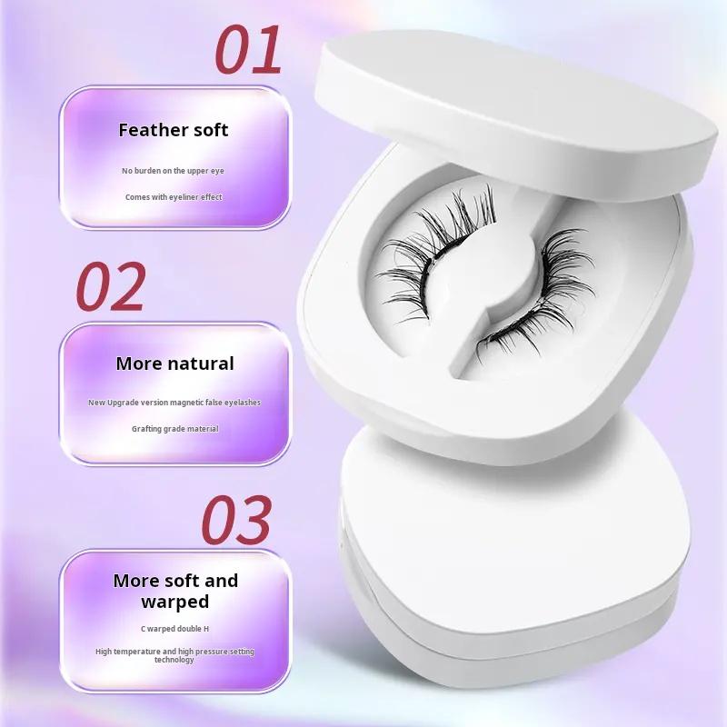 Lông Mi Giả Từ Tính Mềm Mới Làm Quen Dán Nhanh Không Cần Keo Có Thể Tái Sử Dụng Đi Kèm Với Hộp Đựng Dụng Cụ Dụng Cụ Uốn Mi Không Rơi Ra Trong Thời Gian Dài Không Thấm Nước Và Mồ Hôi Thích Hợp Để Trang Điểm Đẹp Thanh Toán Khi Nhận Hàng