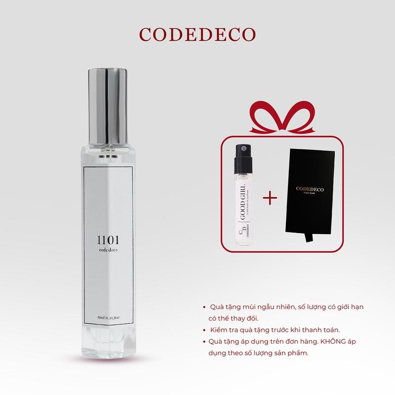  Tinh dầu nước hoa nam CODEDECO 1101 dạng xịt 10ml Perfume Cosmetic 