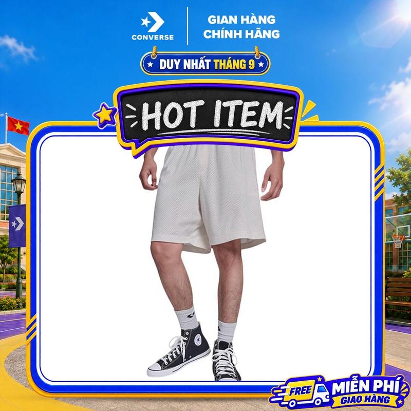 Quần Short Converse Star Mesh Men's - Egret