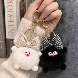 Viola - Bag Charm Pita Pom-Pom Premium / Gantungan Tas Kunci Karakter Lucu