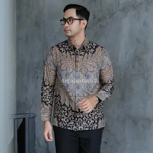 Kemeja batik katun solo lapis furing hero by arfabatik67 A990 Tangan Panjang