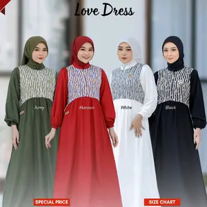 Love dress twill premium fee fashion