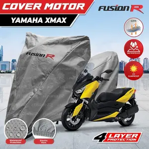 Fusion R Cover Sarung Penutup Motor YAMAHA XMAX 4 Layer Waterproof Pelindung Motor Anti Air Panas UV Protect Outdoor