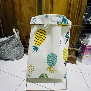 Inaso Laundry Bag Keranjang Baju Lipat Tempat Cucian Tempat Baju Kotor Stand Keranjang Kokoh Pakaian Laundry Basket HSB217