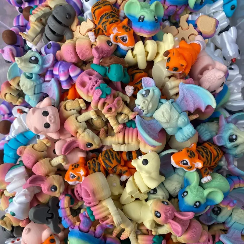 Mainan Mini Binatang Artikulasi Figurin Hewan Ukuran Kecil Toy Anak Asli 1