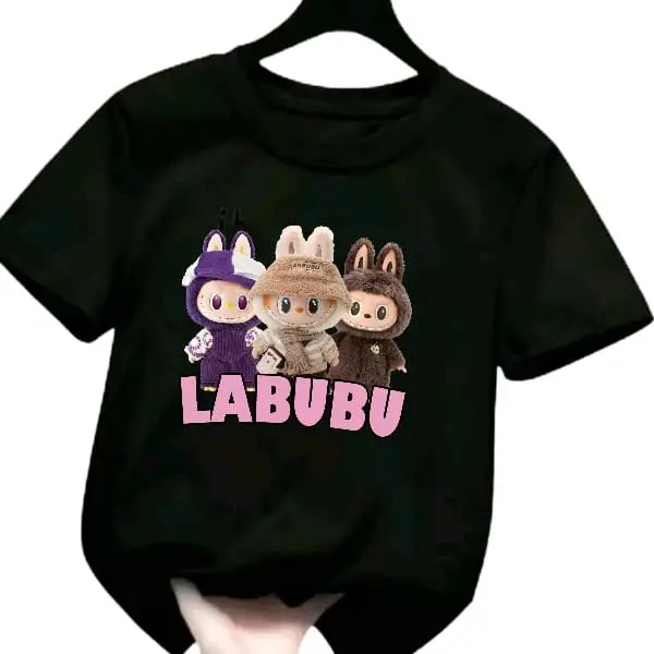 kaos atasan anak perempuan motif lucu yang lagi viral atasan anak cewek bahan katun Fashion 1
