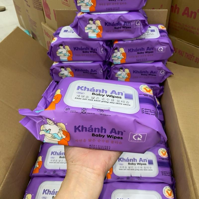 Khánh An Combo 10 Bịch Giấy Ướt Gấu Nâu Phú Đạt 100 Tờ Không Mùi Không Cồn An Toàn Cho Trẻ Nhỏ Và Gia Đình