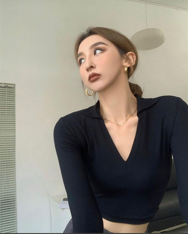 Rose Top by commebasic Long Sleeve